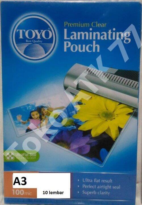 Plastik Laminating ukuran A3 dijual per 10 lembar READY STOCK Lazada
