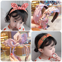 3 PcsSet Children Cute Colors Printed Lattice Stripes Hair Hoop Hairbands Girls Lovely Bow Ears Headbands Kids Hair Accessories