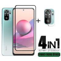 ❇﹍☊ Full Cover Glass For Xiaomi Redmi Note 10S Glass For Redmi Note 10S Phone Film Screen Protector For Redmi Note 10 S Lens Glass