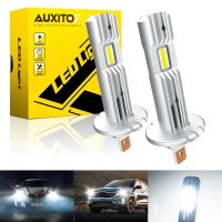 Auxito หลอดไฟไฟหน้ารถมอเตอร์ไซค์แบบ Led H1 360องศา6500K รถสว่างมากไฟสูงต่ำอุปกรณ์เสริมโคมไฟอัตโนมัติ Lampu Depan Motor