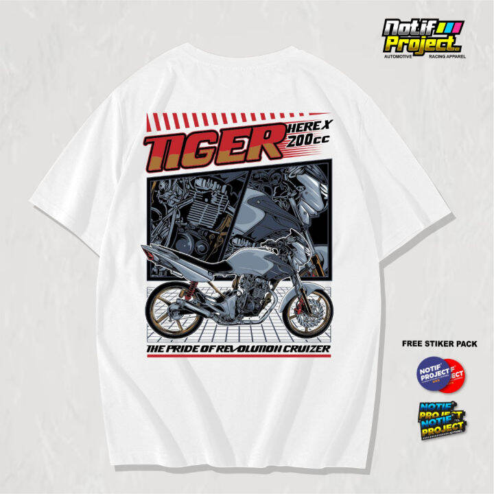 KAOS HONDA TIGER HEREX NOTIFPROJECT | Lazada Indonesia