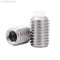 ┇❆❁ 5-10PCS M3 M4 M5 M6 M8 M10 304 Stainless Steel Hex Hexagon Socket Plastic Nylon Dog Convex End Point Tip Grub Set Screw A2