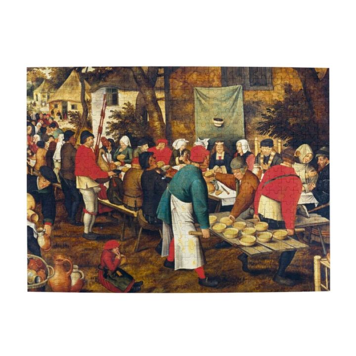pieter-brueghel-the-younger-peasant-wedding-feast-wooden-jigsaw-puzzle-500-pieces-educational-toy-painting-art-decor-decompression-toys-500pcs