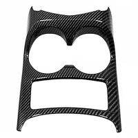 1 PCS Car Carbon Fiber Front Seat Center Control Water Bottle Cup Holder Cover Trim Replacement Parts for Nissan Qashqai J11 2014-2020