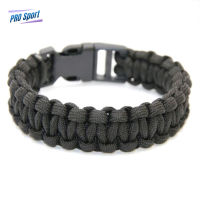 PRO Parachute Cord Survival Bracelet With Emergency Hiking Paracord Bracelet Buckle Kit Rope Wristband