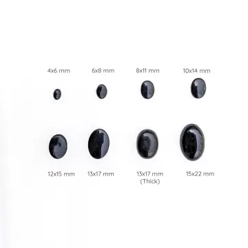 Amigurumi Safety Eyes/ Doll Eyes (6mm-12mm :: Black) 100 pcs. per Box