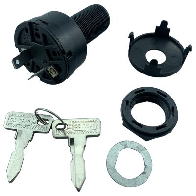Golf Cart Precedent Ignition Switch and Key 102508601 Black for Club Car 2004-Up Electric Golf Cart