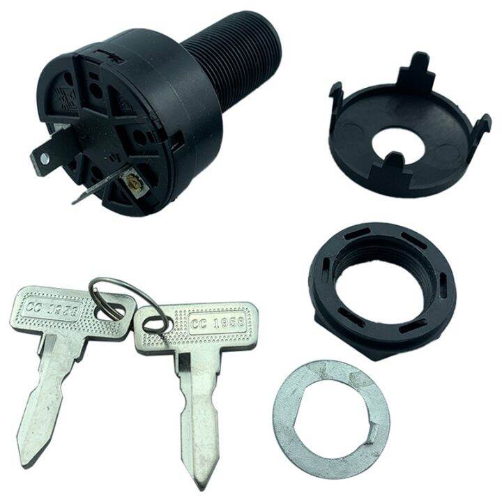 Golf Cart Precedent Ignition Switch and Key Black Golf Cart Parts for