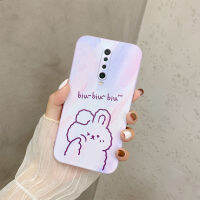 เคส K30 Xiaomi Redmi กระต่ายน่ารักการ์ตูนหมีน่ารักพร้อมฝาครอบโทรศัพท์ลายการ์ตูนน่ารักด้านข้าง Redmi K30เคสนิ่ม TPU