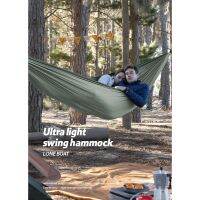 Dlz New Naturehike Outdoor Ultralight Swing Hammock แบบพกพา Anti-rollover แขวน BedTear ความต้านทานสำหรับ Camping Hiking Travel อุปกรณ์ เดินป่า ตั้งแคมป์