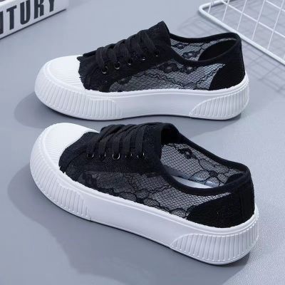 Mesh small white shoes for women in autumn 2023, new thin and breathable one legged womens shoes, Korean version small fragrant style shallow cut single shoe