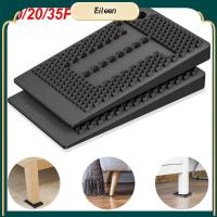 EILEEN 10/20/35PCS ปรับได้ กันลื่น ตู้เย็น ตาราง shims แผ่นรองเฟอร์นิเจอร์ ตัวยึดเครื่องซักผ้า จุกปิด