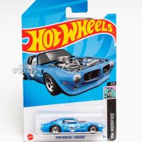 ❗ No. 18 1970 PONTIAC FIRBIRD PonTIK Blue Mattel Hot Wheels Alloy Small Sports Car