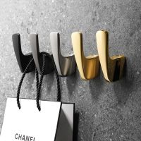 Luxury Gold Wall Hooks Key Clothes Bag Hanging Hook Bathroom Robe Coat Towel Holder Hook Bedroom Living Organizer Rack Hook Picture Hangers Hooks