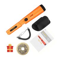 orange TC-110 Handheld Metal Detector Portable 360 Positioning Rod Detector IP68 Waterproof Pinpoint Sound Vibrate Alarm With Free Gift