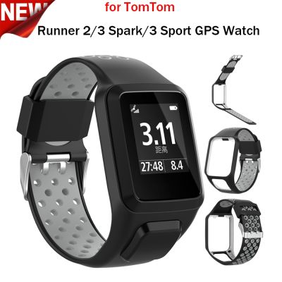 Replacement Silicone Watch Band Strap For TomTom Runner 2 3 Spark 3 Adventurer Golfer 2 Spark Cardio GPS Sport Smart Wristband