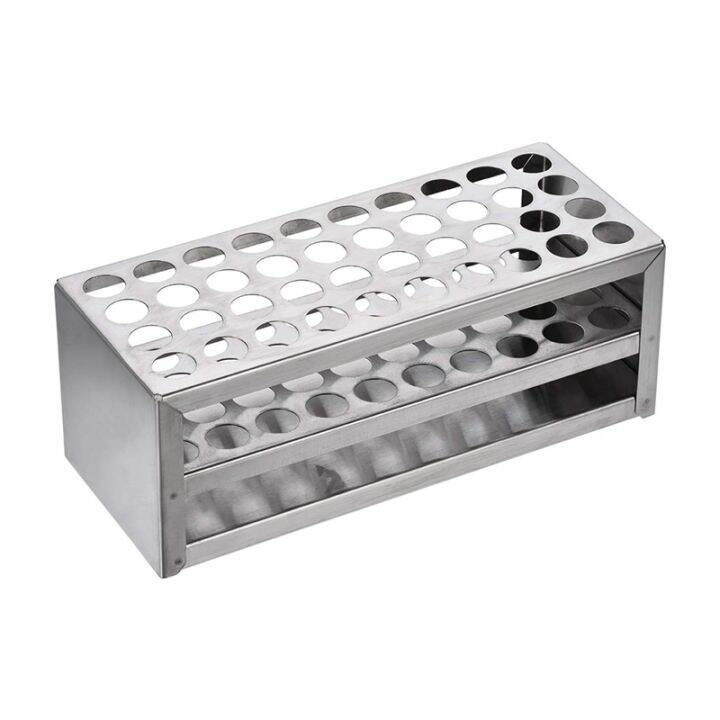 14Mm 40 Hole Aluminum Test Tube Rack Multifunctional Laboratory Test