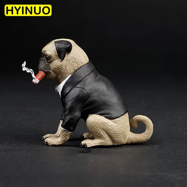 1-6-scale-as032-suit-dog-simulation-pet-dog-men-in-black-leather-pug-model-scene-props-character-model-children-gift-toys