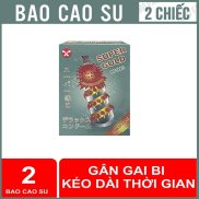 hộp bao cao su gai tua SuperGold Nhật Bản