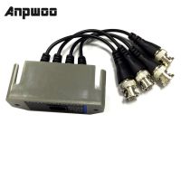 【Thriving】 tdgghytyt ANPWOO 4CH HD Passive Video Balun Transceiver BNC To UTP RJ45กล้องวงจรปิดผ่านคู่บิดสำหรับ AHD TVI CVI กล้อง DVR ระบบกล้องวงจรปิด