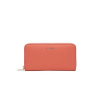 Coccinelle รุ่น Metallic Soft 110401 กระเป๋าสตางค์ผู้หญิง สี GERANIUM ขนาด 19x10.5 cm