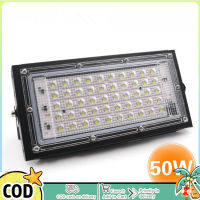 โคมไฟฟลัดไลท์ Led 50W,Ip65สปอตไลท์ Led 220V ไฟสนามกลางแจ้งแสง Led ไฟถนน Lampu Banjir ติดผนัง