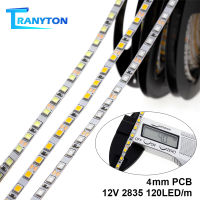 4MM Width LED Strip 2835 12V 120LEDsM Flexible LED Light White Warm White Blue Green Red LED Strip Light.