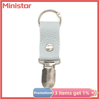 Ministar กิ๊บติดหมวกหนัง PU สำหรับการเดินทางแขวนบนกระเป๋ากระเป๋าถือกระเป๋าแบคแพคสำหรับเด็กผู้ใหญ่อุปกรณ์เดินทางชายหาดกลางแจ้ง