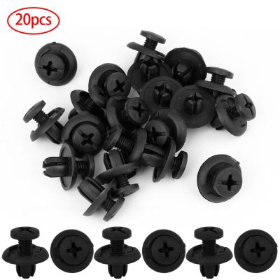 8mm Auto Bumper Fastener Hole Rivet Retainer Push Engine Cover Car Door Trim Panel Clip Auto Parts for Toyota for BMW 20pcs