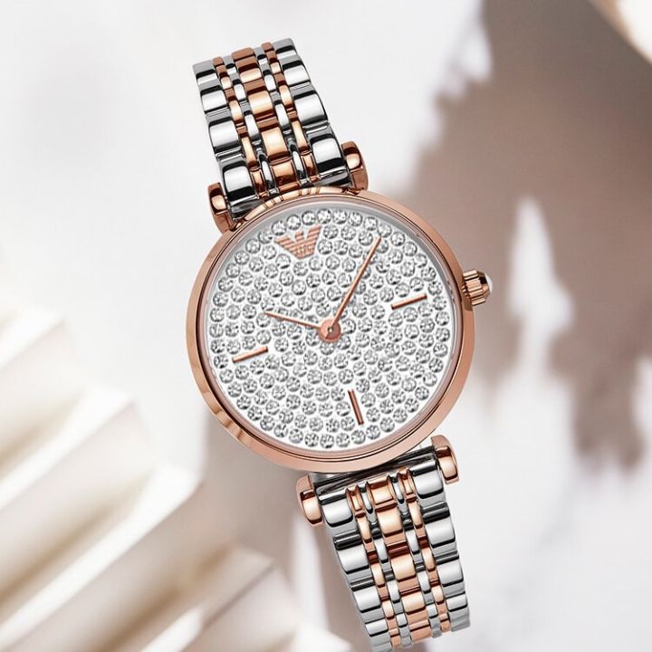 นาฬิกาผู้หญิง-emporio-armani-armani-white-crystal-pave-dial-two-tone-ladies-watch-รุ่น-ar1925