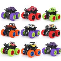 【CW】 Inertial Off-Road Pullback Children Car Plastic Stunt Juguetes Carro Kids for Boys