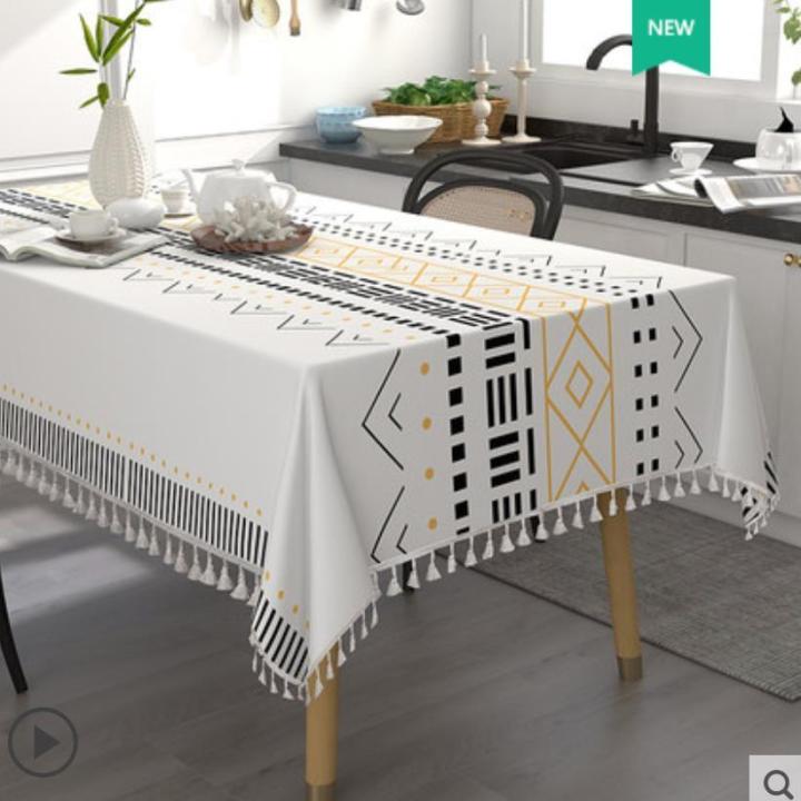 m-q-s-ผ้าปูโต๊ะ-ผ้าปูโต๊ะสี่เหลี่ยมผืนผ้ากันน้ำแบบไม่มีกลิ่นผ้าปูโต๊ะ-ซิมเปิ้ล-กันฝุ่นกันน้ำร้อง-ทนต่อรอยขีดข่วนได้-ผ้าปูโต๊ะpvc