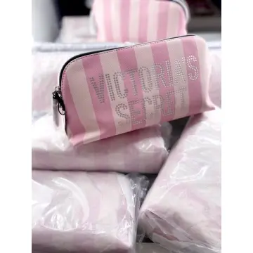 Victoria's secret Stripes Nylon Plain Logo Pouches & Cosmetic Bags