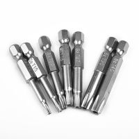 ❀✽❍ 7Pcs Star Drill Bits Screwdriver Torx Bit Set 1/4 Hex Shank Magnetic Screwdriver Wrench Five-pointed T10-T40 Hand Tools