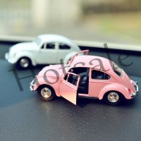 【hot sale】 ✺ B32 Cartoon Vintage Style Beetle Alloy Car Model Car Dashboard Decoration Inertial Childrens Toy