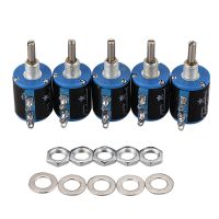 5PCS WXD3-12 2W 33K ohm Rotary Multi-turn Wirewound Precision Potentiometer