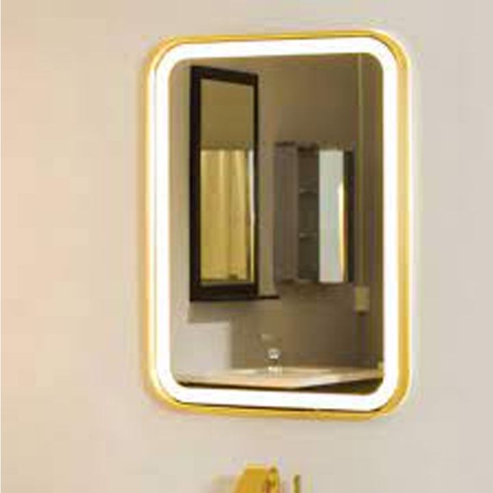 Gương led cao cấp với thiết kế sang trọng, viền vàng bóng loáng, tích hợp chức năng cảm ứng độc đáo. Bạn sẽ khám phá ra sự thú vị khi sử dụng sản phẩm này. Gương led treo tường mang đến ánh sáng và không gian tinh tế cho phòng tắm của bạn. Chọn gương led cao cấp để mang đến sự phong cách và đẳng cấp cho phòng tắm của bạn.