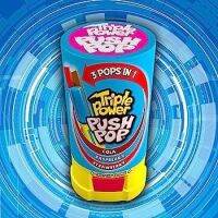 ? พร้อมส่งจากไทย ? ASMR Triple Power Push Pop ลูกอมแท่ง รวม 3 รส ใน 1 แท่ง