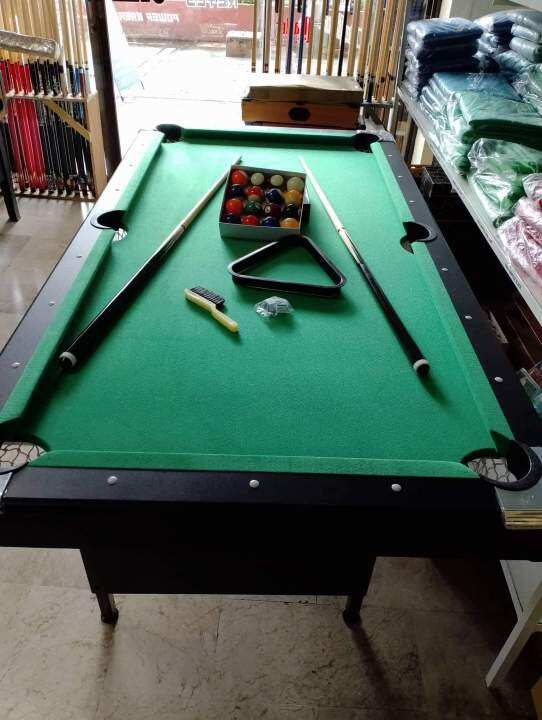 3x6 ft foldable billiard table with complete set accessories (foldable