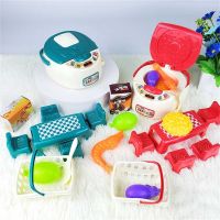 【Big Sale】13PCS Childrens simulation kitchen rice cooker toy New play house mini kitchen girl cooking toy set kitchen toy cooking set