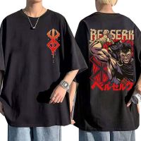 เด็กร้อนเสื้อยืด Harajuku Berserk ผู้ชายแฟชั่นสำหรับผู้หญิงฤดูร้อนลำลองขาสั้นแขนเสื้อผู้ชายผู้หญิง TopS-5XL