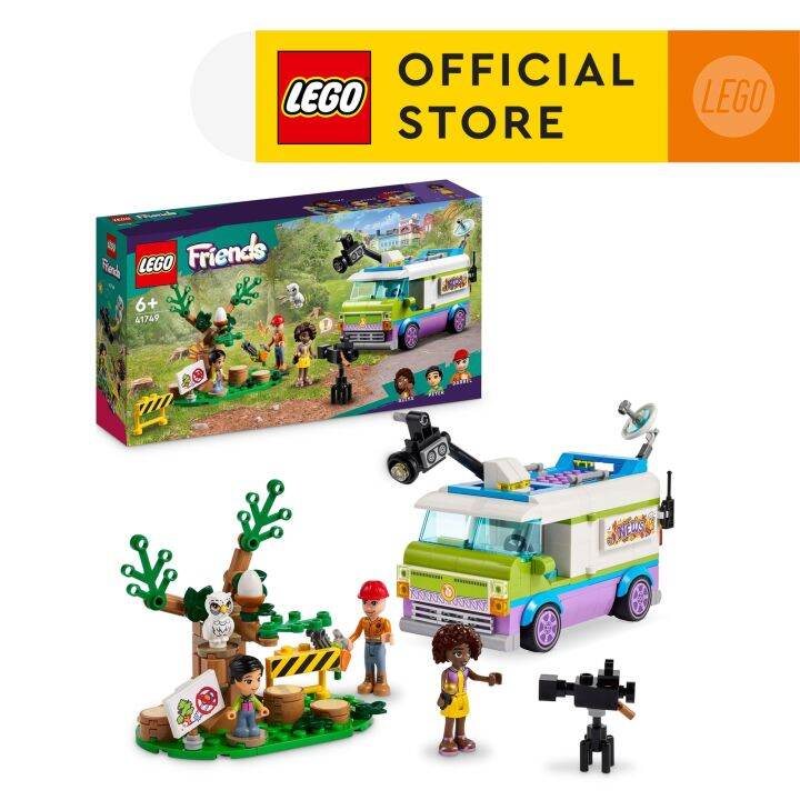 lego-friends-41749-newsroom-van-building-toy-set-446-pieces