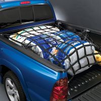 hotx 【cw】 Car Rooftop Net Mesh Heavy Truck Trailer Dumpster Extend Covers Luggage Nets With 4 Fixed