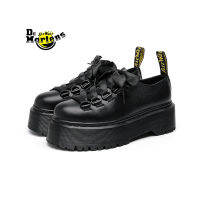 Doc Dr.Martens ลิ้นจี่ของแท้รองเท้าหนังอย่างเป็นทางการ (สีดำทึบ) สุภาพสตรีแพลตฟอร์มธุรกิจ Mary Jane