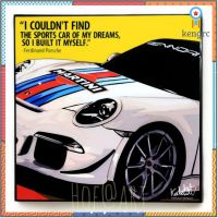 รูปภาพ รถ Martini Porsche #2 Car มาร์ตินี่ ปอร์เช่ รูปภาพ​ติดผนัง pop art กรอบรูป Supercar รถสปอร์ต แต่งบ้าน ของขวัญ flashsale ลดกระหน่ำ