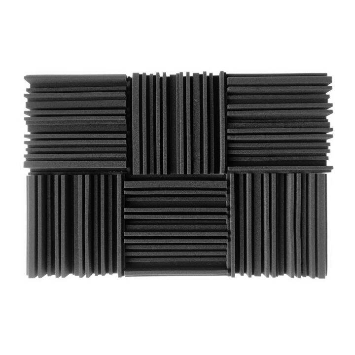 12pcs 10*10*2inch High Density Studio Acoustic Foams Panels Sound
