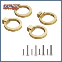 KANNERT ที่จับประตูทองโบราณทำจากโลหะผสมสังกะสีทองเหลืองลูกบิดตู้ Knob Laci 4ชิ้น