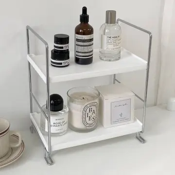 Bathroom Counter Makeup Organizer, Kitchen Bathroom Storage Rack for  Cosmetics, Coffee