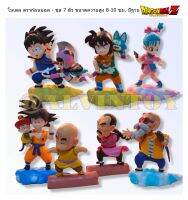 Figures Dragon Ball Z - โมเดล ดราก้อนบอล ชุด 7 ตัว พร้อมฐานวาง ส่งด่วน ส่งเร็วจากกทม.