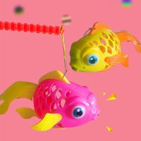 【CW】 Portable Cartoon Goldfish Lantern with Light Music Mid Autumn Festival Decor Kids Educational Toys for Children Gifts